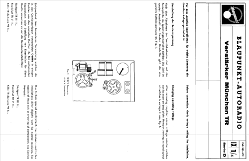 München III TR ab D 980501; Blaupunkt Ideal, (ID = 622873) Car Radio