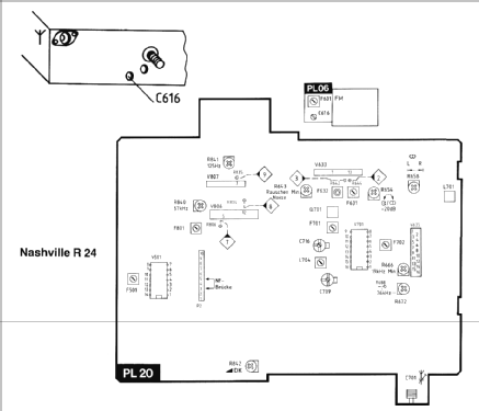 Nashville R 24 7.643.690.510; Blaupunkt Ideal, (ID = 614742) Car Radio