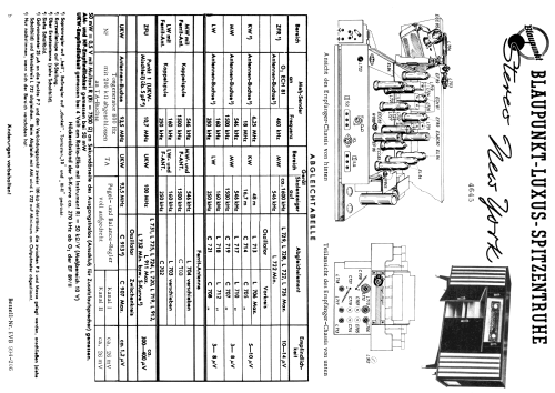 New York-Vollstereo 4645; Blaupunkt Ideal, (ID = 1747361) Radio