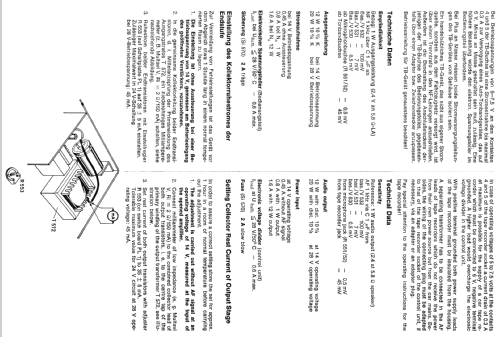 Omnibus Anlage München IV ab Z 517001; Blaupunkt Ideal, (ID = 608203) Car Radio