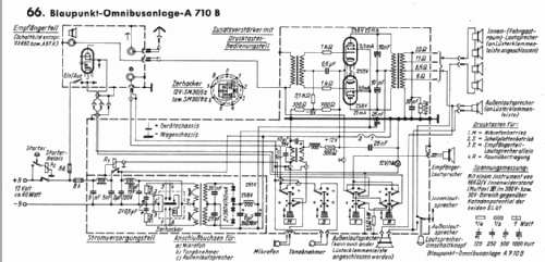 Omnibusanlage A710B; Blaupunkt Ideal, (ID = 28044) Car Radio