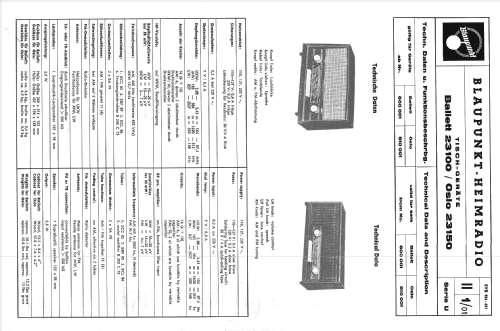 Oslo 23 150; Blaupunkt Ideal, (ID = 374690) Radio