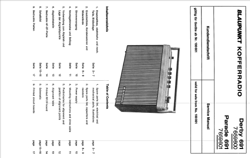 Parade 691 7659601; Blaupunkt Ideal, (ID = 1476997) Radio