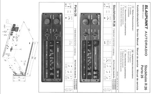 Porto 26 7.646.540.510; Blaupunkt Ideal, (ID = 653061) Car Radio