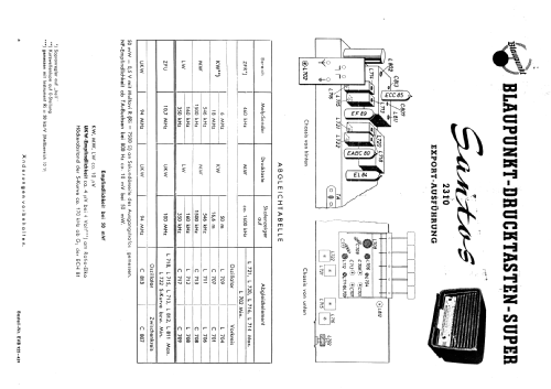 Santos Export 2310; Blaupunkt Ideal, (ID = 21283) Radio