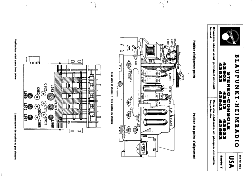 Stereo-Console Miami 42933 Ch= 12913; Blaupunkt Ideal, (ID = 523747) Radio