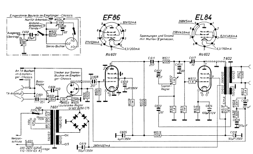 Stereo-Verstärker 4595; Blaupunkt Ideal, (ID = 1984722) Ampl/Mixer