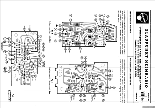 Steuergerät II 24 465; Blaupunkt Ideal, (ID = 1987455) Radio