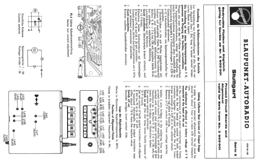 Stuttgart ab X 905001; Blaupunkt Ideal, (ID = 396885) Car Radio