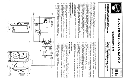 Stuttgart TR ab D 300001; Blaupunkt Ideal, (ID = 622080) Car Radio