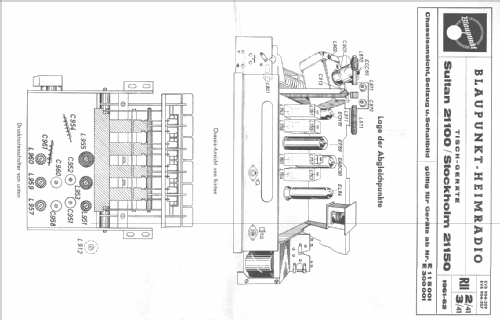 Sultan 21100; Blaupunkt Ideal, (ID = 92921) Radio