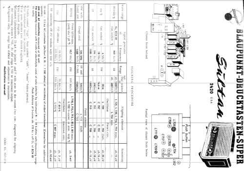 Sultan 2420 USA; Blaupunkt Ideal, (ID = 26709) Radio