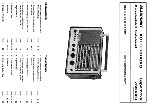 Supernova 7.658.880; Blaupunkt Ideal, (ID = 1764943) Radio