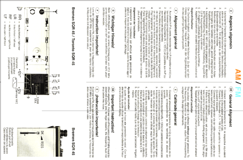 Toronto SQR 45 7.643.888.010 ab 600001; Blaupunkt Ideal, (ID = 615107) Car Radio