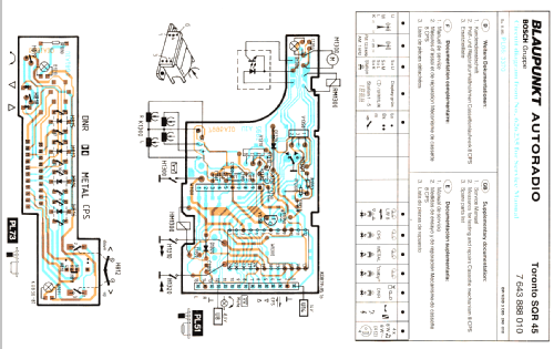 Toronto SQR 45 7.643.888.010 ab 600001; Blaupunkt Ideal, (ID = 615114) Car Radio