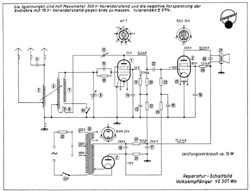 Volksempfänger VE301Wn; Blaupunkt Ideal, (ID = 1418763) Radio