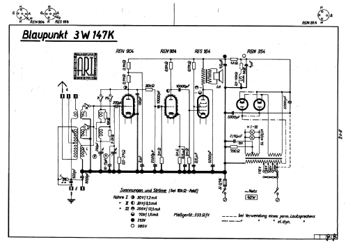 3W147K; Blaupunkt Ideal, (ID = 2753965) Radio