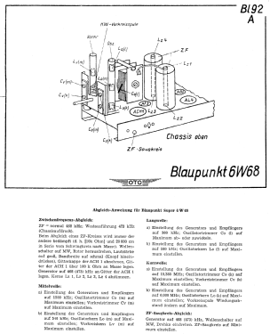 6W68P; Blaupunkt Ideal, (ID = 2950371) Radio