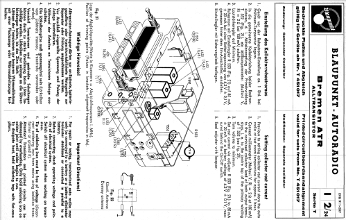 Bremen ATR ab T 451017; Blaupunkt Ideal, (ID = 2528341) Car Radio