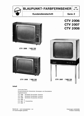 CTV2007 7.668.120; Blaupunkt Ideal, (ID = 3036647) Television