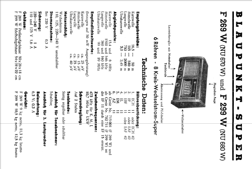 F269W; Blaupunkt Ideal, (ID = 2338514) Radio