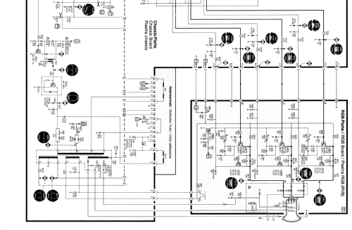 Farbfernsehchassis FM100-21S 7.662 xxx und 7.663 xxx; Blaupunkt Ideal, (ID = 2504730) Television