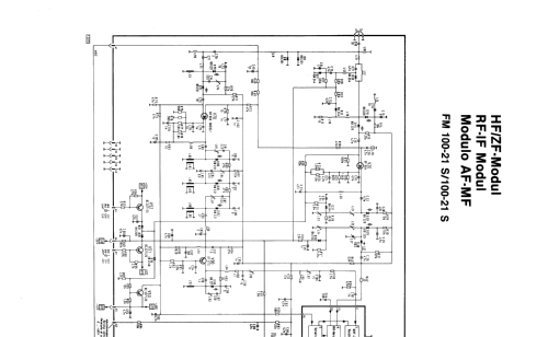 Farbfernsehchassis FM100-21S 7.662 xxx und 7.663 xxx; Blaupunkt Ideal, (ID = 2504731) Télévision