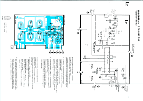 Farbfernsehchassis FM 100; Blaupunkt Ideal, (ID = 2099291) Television