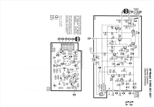 Farbfernsehchassis FM 100; Blaupunkt Ideal, (ID = 2099292) Television