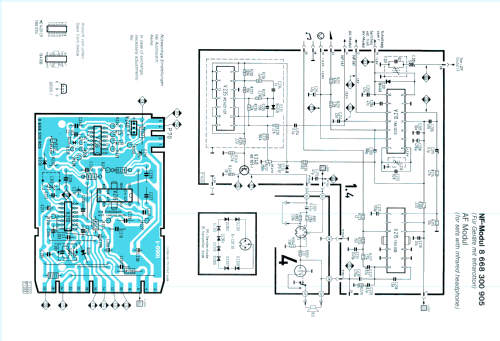 Farbfernsehchassis FM 100; Blaupunkt Ideal, (ID = 2099294) Television