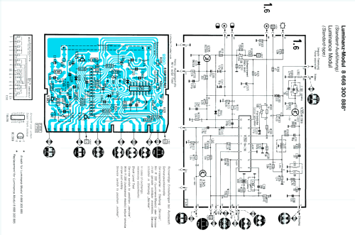 Farbfernsehchassis FM 100; Blaupunkt Ideal, (ID = 2099317) Television