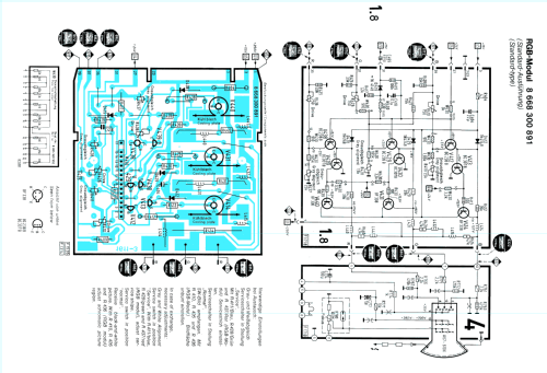 Farbfernsehchassis FM 100; Blaupunkt Ideal, (ID = 2099321) Television