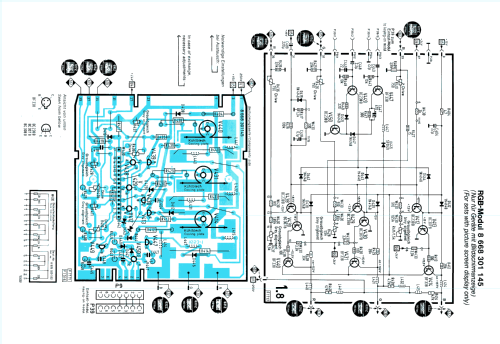 Farbfernsehchassis FM 100; Blaupunkt Ideal, (ID = 2099323) Television