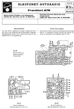 Frankfurt ATR ab U 400001; Blaupunkt Ideal, (ID = 3020518) Car Radio