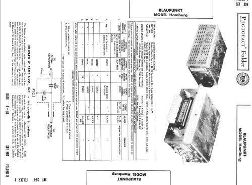 Hamburg 6V ; Blaupunkt Ideal, (ID = 2575750) Car Radio