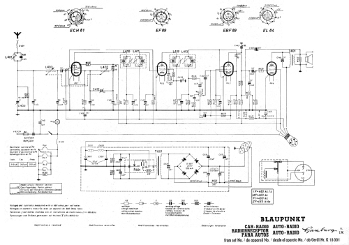 Hamburg ab K 18001; Blaupunkt Ideal, (ID = 2504164) Car Radio