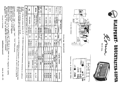 Roma 2510 USA; Blaupunkt Ideal, (ID = 2698096) Radio