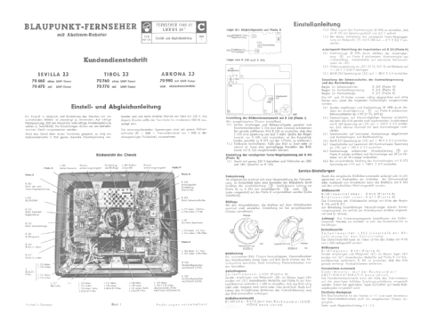 Sevilla 23 70470; Blaupunkt Ideal, (ID = 2328789) Television