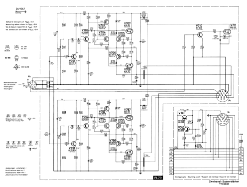 Zweikanal-Busverstärker 7.607.351.011; Blaupunkt Ideal, (ID = 2672424) Ampl/Mixer