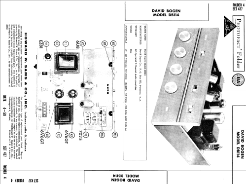 DB114 ; Bogen -Presto, David (ID = 641387) Ampl/Mixer