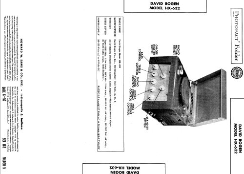 Mobile System HX-632; Bogen -Presto, David (ID = 582171) R-Player