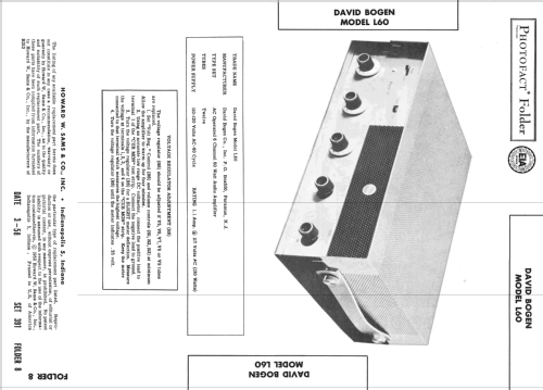 L60; Bogen -Presto, David (ID = 2553974) Ampl/Mixer