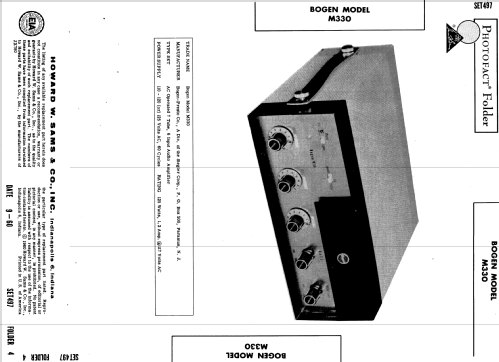 M330 ; Bogen -Presto, David (ID = 586680) Ampl/Mixer