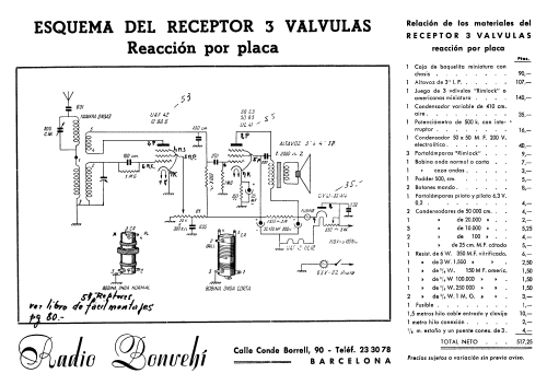 Receptor 3 Válvulas Reacción por Placa; Bonvehi Radio; (ID = 2402429) Radio