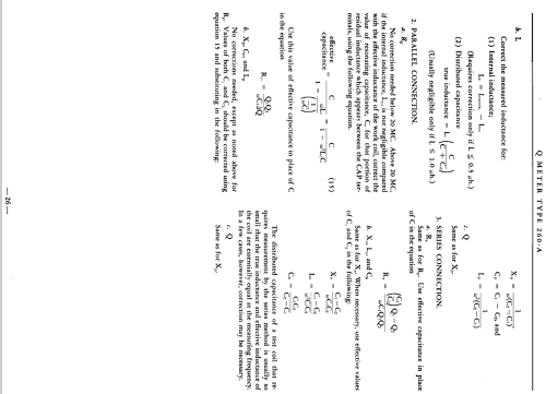 Q Meter 260-A; Boonton Radio Corp.; (ID = 1247616) Equipment