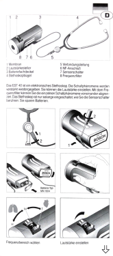 Elektronisches Stethoskop EST 40; Bosch; Deutschland (ID = 2939403) Medicine