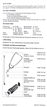 Elektronisches Stethoskop EST 40; Bosch; Deutschland (ID = 2939404) Medicine