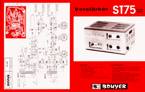 Amplificateur ST75 140; Bouyer, Paul (ID = 2566232) Ampl/Mixer