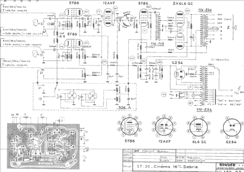 Amplificateur ST30 'Cinéma' 132; Bouyer, Paul (ID = 501126) Ampl/Mixer