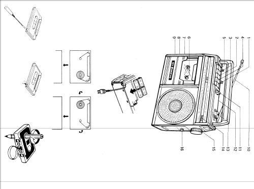 Radio/cassette recorder M2800-2H; BPL-India; Bangalore (ID = 2316230) Radio